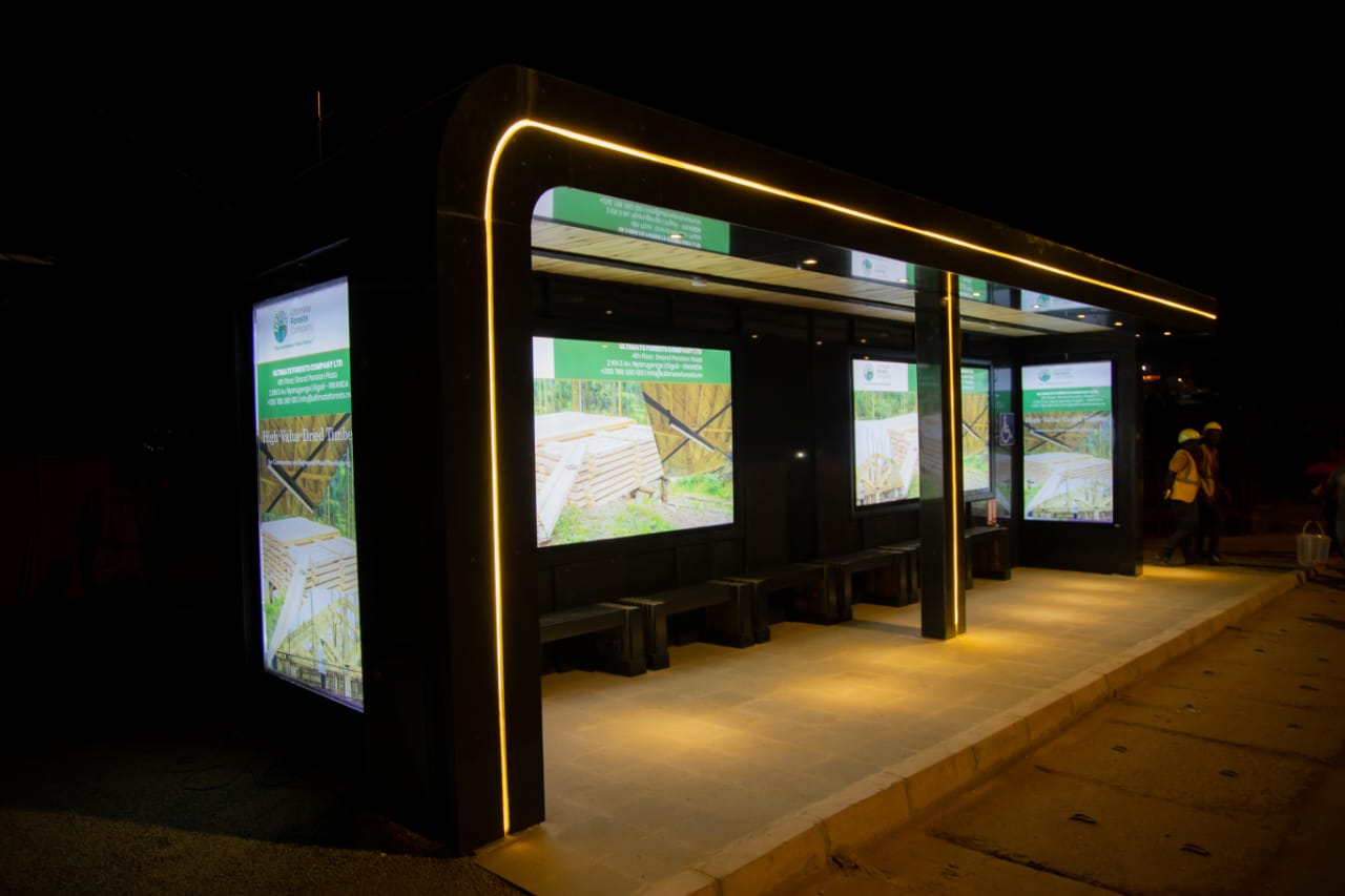 Wow AD bus shelter in Kigali 2